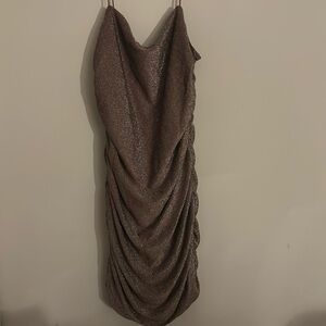 Runched Shimmery Dress (Large)